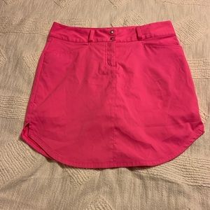 Adidas golf skirt size 6 hot pink